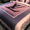 Louis Vuitton Customized Logo Brand Bedding Set Bedspread Luxury Home Decor Bedroom