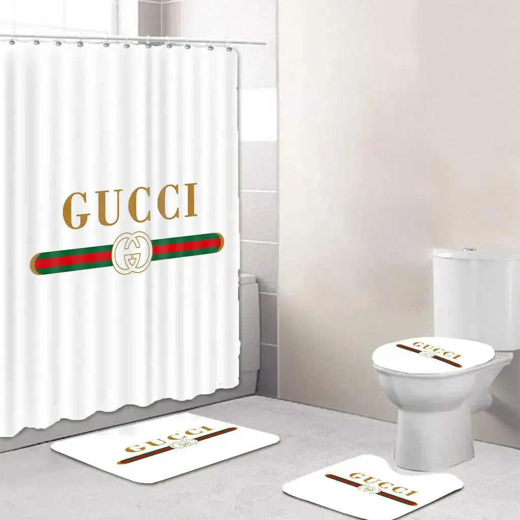 Gucci Bathroom Set Bath Mat Home Decor Luxury Fashion Brand Hypebeast