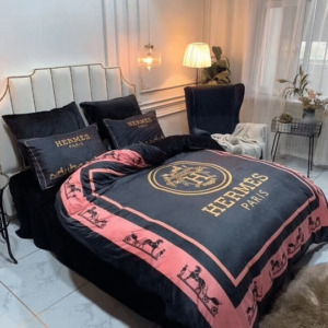 Versace Logo Brand Bedding Set Bedroom Luxury Home Decor Bedspread