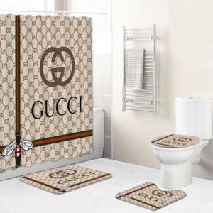 Gucci Bathroom Set Luxury Fashion Brand Bath Mat Home Decor Hypebeast