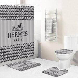 Hermes Paris Bathroom Set Hypebeast Luxury Fashion Brand Home Decor Bath Mat