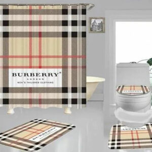 Burberry London Bathroom Set Home Decor Hypebeast Luxury Fashion Brand Bath Mat