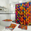 Louis Vuitton Lv Colorful Bathroom Set Bath Mat Hypebeast Luxury Fashion Brand Home Decor