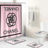 Chanel Pink Bathroom Set Bath Mat Hypebeast Luxury Fashion Brand Home Decor