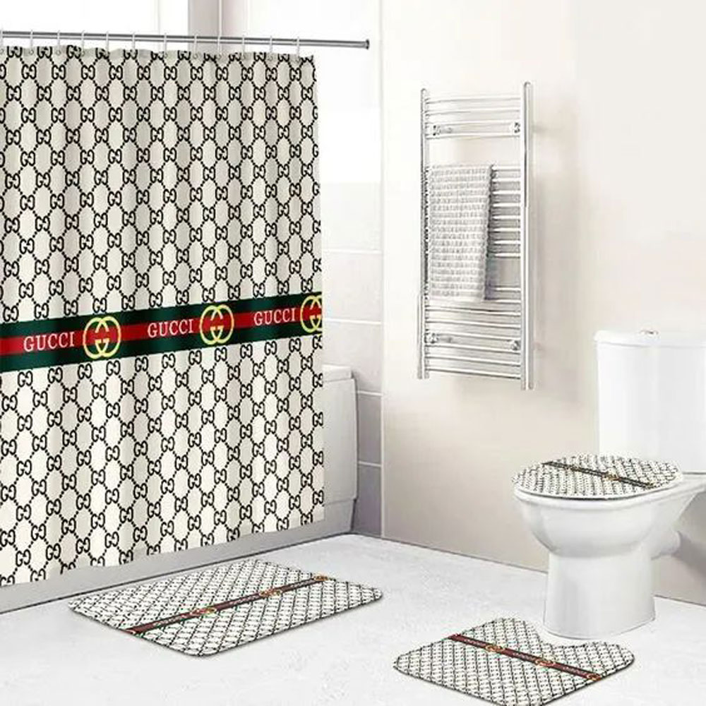 Gucci Bathroom Set Hypebeast Home Decor Bath Mat Luxury Fashion Brand