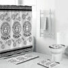 Gianni Versace Black White Bathroom Set Luxury Fashion Brand Bath Mat Home Decor Hypebeast