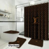 Louis Vuitton Lv Monogram Bathroom Set Bath Mat Luxury Fashion Brand Home Decor Hypebeast