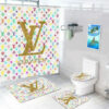 Louis Vuitton Lv Colorful Bathroom Set Hypebeast Luxury Fashion Brand Home Decor Bath Mat
