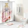 Chanel Perfume Bathroom Set Hypebeast Bath Mat Luxury Fashion Brand Home Decor