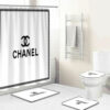 Chanel White Bathroom Set Hypebeast Bath Mat Luxury Fashion Brand Home Decor