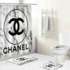 Chanel Bathroom Set Home Decor Hypebeast Bath Mat Luxury Fashion Brand