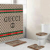 Gucci Brown Bathroom Set Bath Mat Luxury Fashion Brand Home Decor Hypebeast