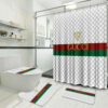 Gucci Monogram Bathroom Set Bath Mat Hypebeast Home Decor Luxury Fashion Brand