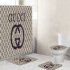 Gucci Monogram Bathroom Set Hypebeast Luxury Fashion Brand Bath Mat Home Decor