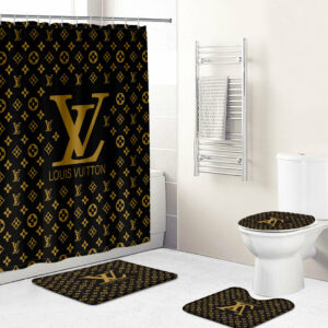 Louis Vuitton Lv Monogram Bathroom Set Home Decor Hypebeast Luxury Fashion Brand Bath Mat