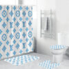 Louis Vuitton Lv Blue Bathroom Set Bath Mat Home Decor Hypebeast Luxury Fashion Brand