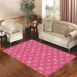 Lv pink s Rectangle Rug Home Decor Fashion Brand Area Carpet Door Mat Luxury