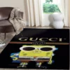 Gucci spongebob squarepants Rectangle Rug Area Carpet Fashion Brand Home Decor Luxury Door Mat