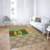 Gucci Rectangle Rug Luxury Home Decor Fashion Brand Area Carpet Door Mat