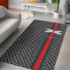 Gucci Rectangle Rug Area Carpet Door Mat Luxury Fashion Brand Home Decor