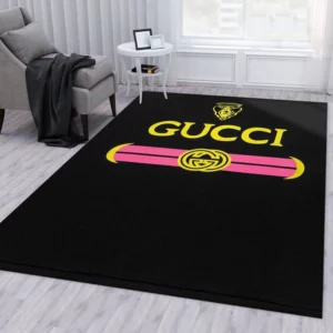 Gucci Rectangle Rug Door Mat Home Decor Luxury Area Carpet Fashion Brand