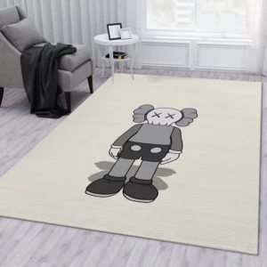 Kaws standing grey Rectangle Rug Luxury Door Mat Area Carpet Fashion Brand Home Decor