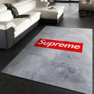 Supreme Rectangle Rug Area Carpet Luxury Door Mat Fashion Brand Home Decor