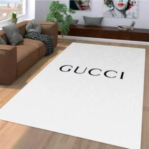 Gucci white Rectangle Rug Area Carpet Luxury Door Mat Home Decor Fashion Brand