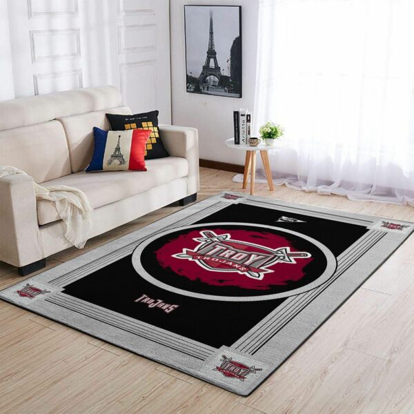 Troy Trojans Ncaa Team Logo Nice Type 8536 Rug Home Decor Area Carpet Living Room