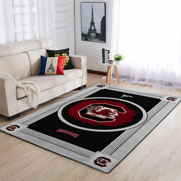 South Carolina Gamecocks Ncaa Team Logo Nice Type 8538 Rug Area Carpet Living Room Home Decor