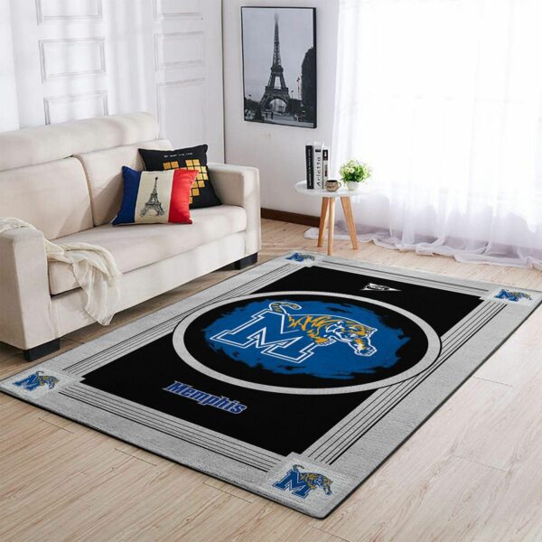Memphis Tigers Ncaa Team Logo Nice Type 8551 Rug Home Decor Area Carpet Living Room
