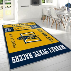 Murray State Racers Ncaa Customizable Us Type 8567 Rug Home Decor Area Carpet Living Room