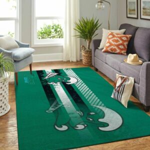 Tulane Green Wave Ncaa Custom Type 8587 Rug Area Carpet Home Decor Living Room