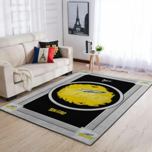 Toledo Rockets Ncaa Team Logo Nice Type 8603 Rug Area Carpet Home Decor Living Room