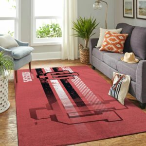 Indiana Hoosiers Customncaa Mat Type 8653 Rug Home Decor Living Room Area Carpet