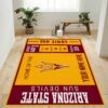 Arizona State Sun Devils Ncaa Customizable Us Type 8658 Rug Home Decor Living Room Area Carpet