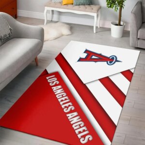 Los Angeles Angels Mlb Baseball Team Logo Type 8709 Rug Home Decor Living Room Area Carpet