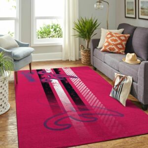 Atlanta Braves Mlb Baseball Team Logo Type 8710 Rug Area Carpet Home Decor Living Room