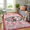 Cincinnati Reds Mlbs Team Logo Skull Style Type 8726 Rug Home Decor Living Room Area Carpet