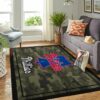 Philadelphia Phillies Mlbs Camo Style Team Logo Type 8731 Rug Area Carpet Home Decor Living Room