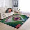 Cleveland Indians Mlb Baseball Team Logo Type 8739 Rug Home Decor Living Room Area Carpet