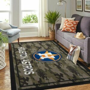 Houston Astros Mlb Baseball Baseball Type 8743 Rug Home Decor Area Carpet Living Room