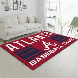 Atlanta Braves Mlb Kitchen Us Type 8745 Rug Area Carpet Living Room Home Decor