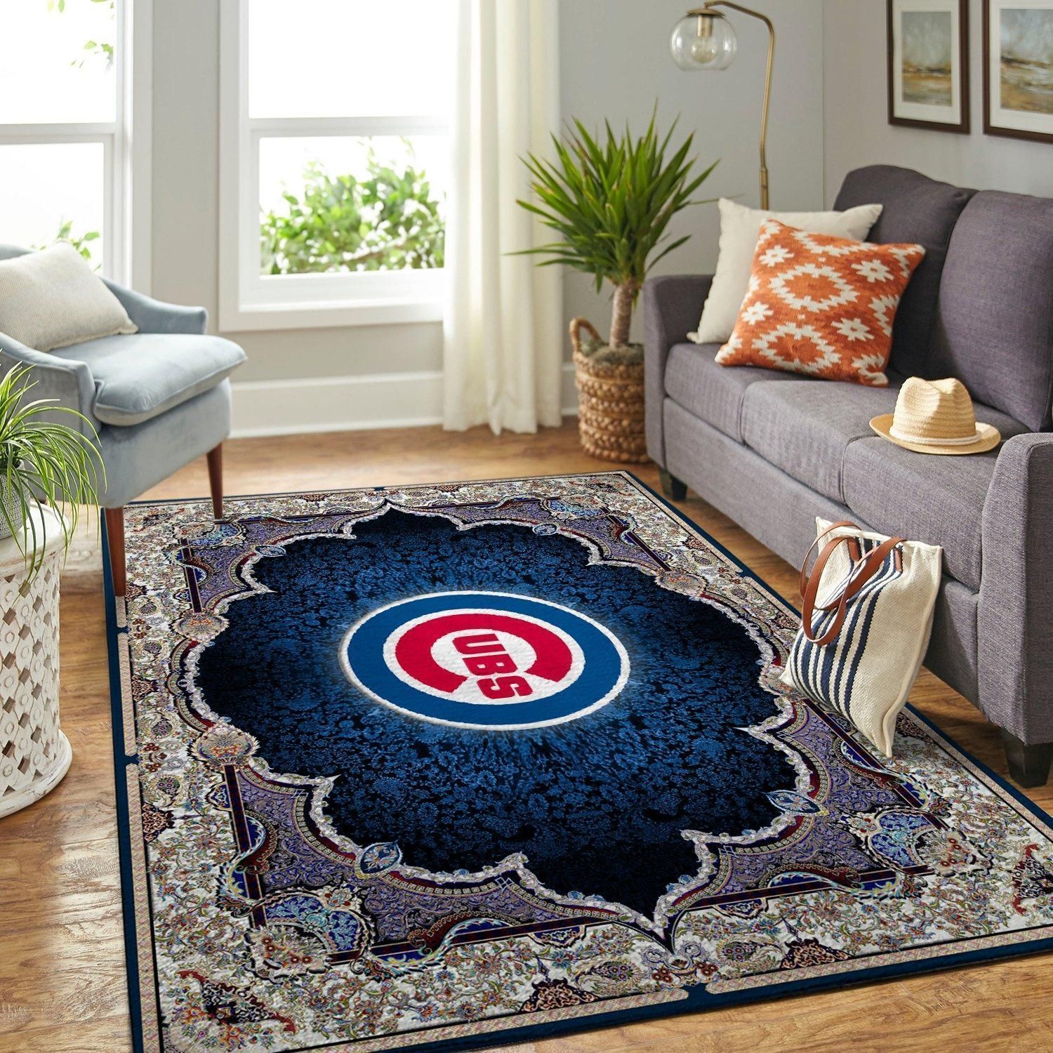 Chicago Cubss Mlb Baseball Team Custom Type 8756 Rug Home Decor Living Room Area Carpet