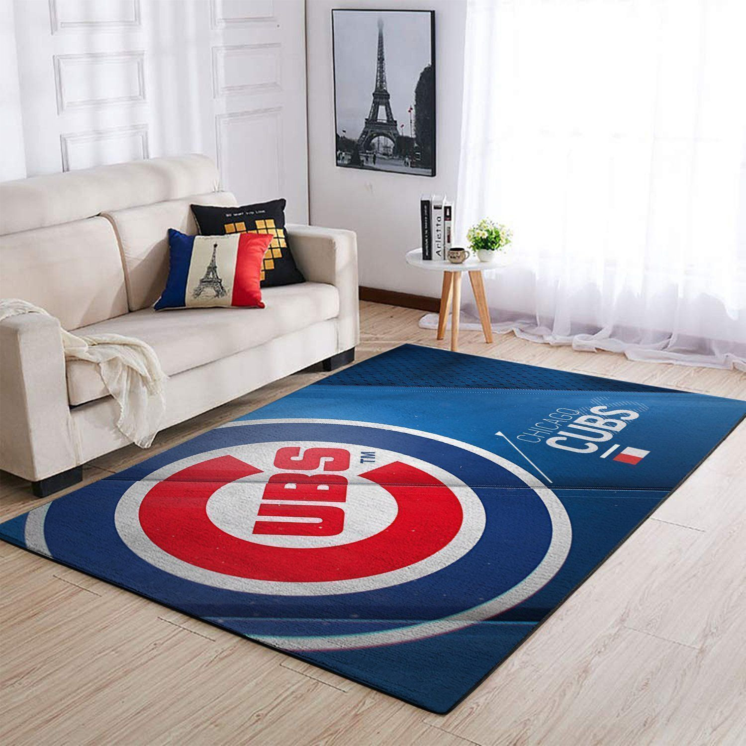 Chicago Cubs Mlb Baseball Team Logo Type 8772 Rug Area Carpet Home Decor Living Room