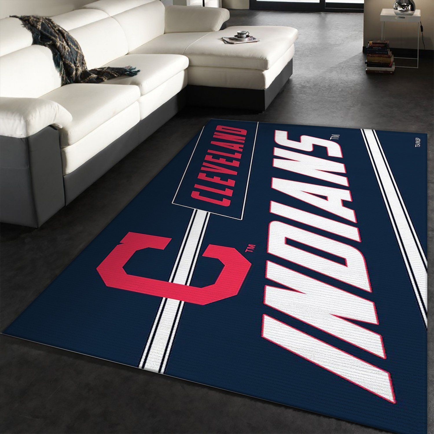 Cleveland Indians Coir Mlb Team Logos Us Type 8775 Rug Living Room Area Carpet Home Decor