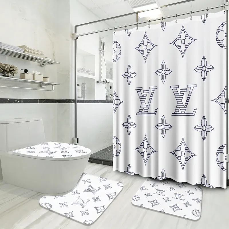 Louis Vuitton Bathroom Set Bath Mat Home Decor Hypebeast Luxury Fashion Brand