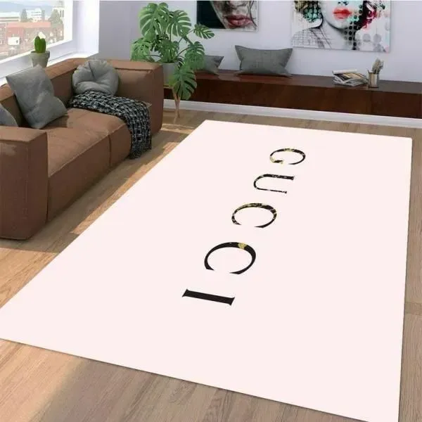 Gucci Edition Rectangle Rug Door Mat Luxury Home Decor Area Carpet Fashion Brand