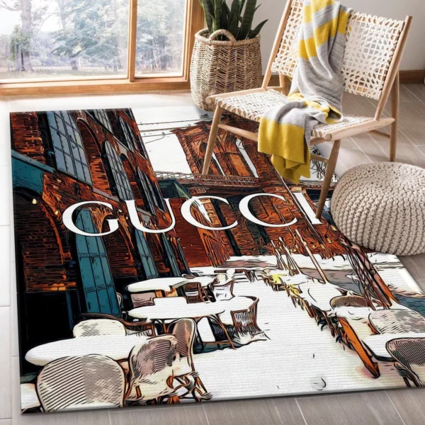 Gucci Royal Rectangle Rug Home Decor Area Carpet Fashion Brand Luxury Door Mat