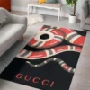 Gucci Snake Cool Rectangle Rug Fashion Brand Luxury Home Decor Door Mat Area Carpet